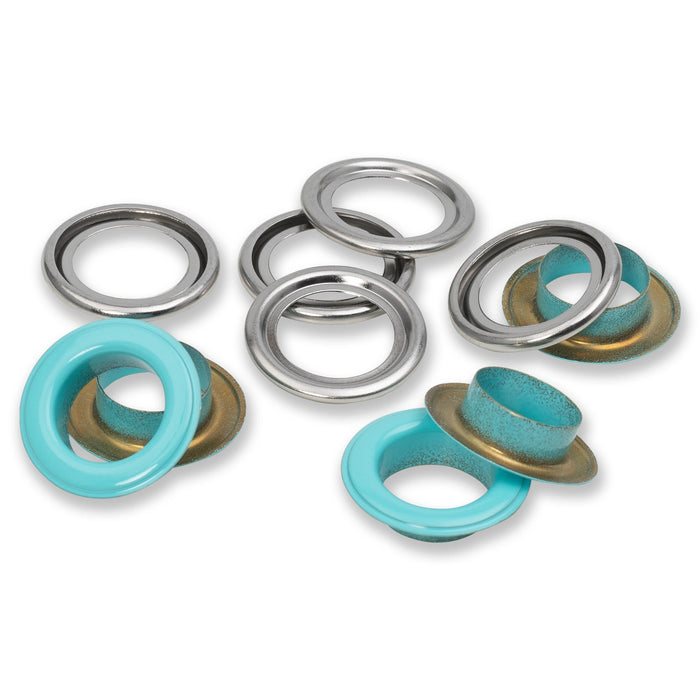 *-- PRESALE--* Eyelets with washers 14 mm mint 15pc