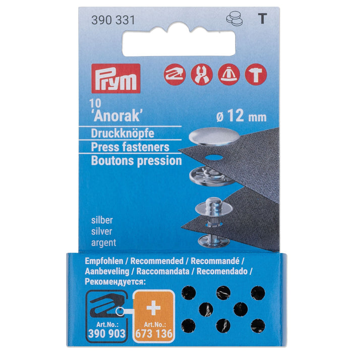 *-- PRESALE--* ANORAK 12 mm refill silver 10pc