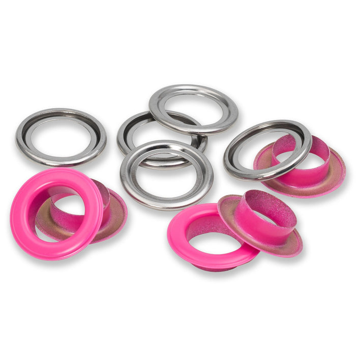 *-- PRESALE--* Eyelets with washers 14 mm pink 15pc