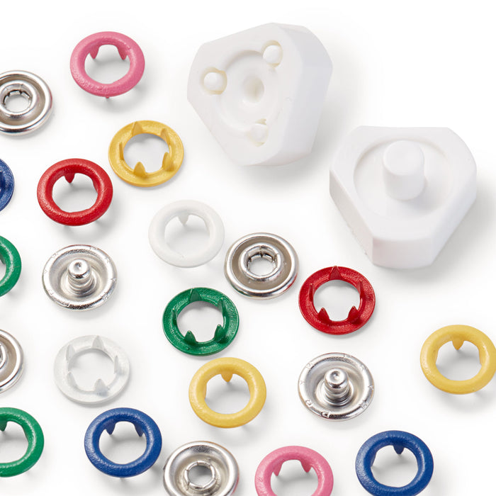 Snap fasteners jersey, prym love, 8mm, in 6 colours