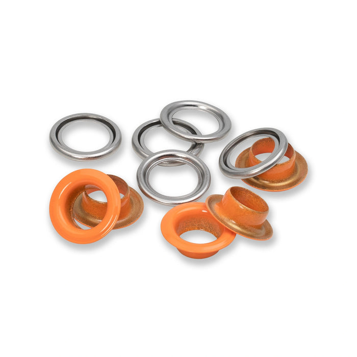 *-- PRESALE--* Eyelets with washers 11 mm orange 20pc