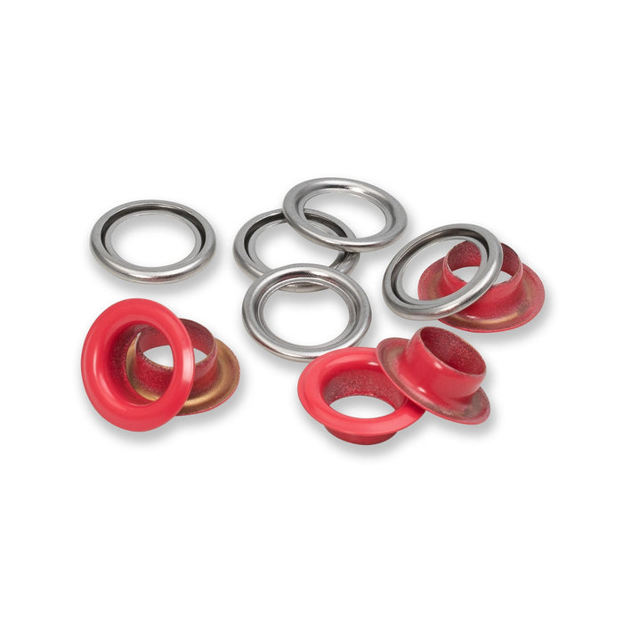 *-- PRESALE--* Eyelets with washers 11 mm red 20pc