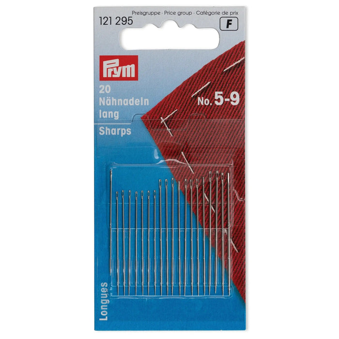 Hand Sewing Needles Sharps 5-9 Ass. Silv