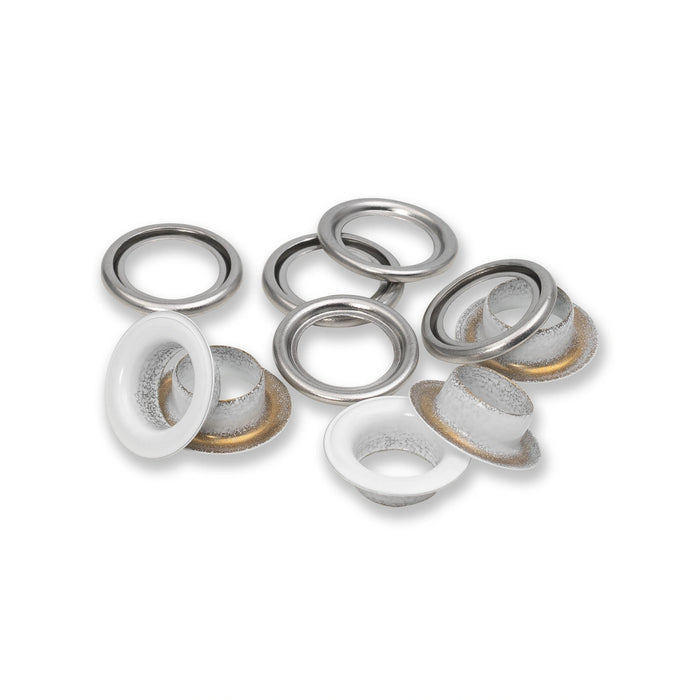 *-- PRESALE--* Eyelets with washers 11 mm white 20pc