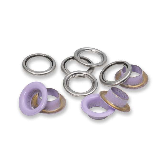 *-- PRESALE--* Eyelets with washers 11 mm lilac 20pc