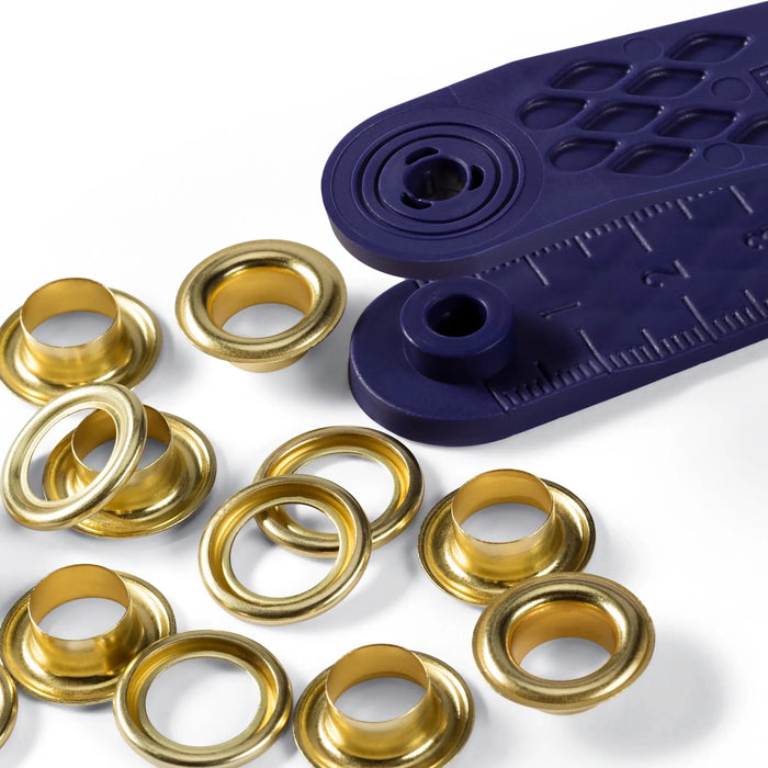 *-- PRESALE--* Eyelets with washers 8 mm gold with tools 24pc