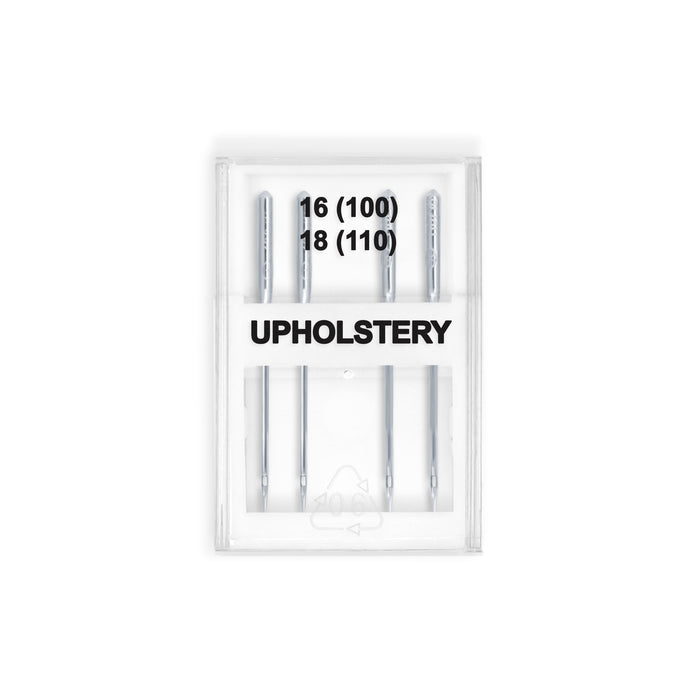 Upholstery Machine Needles, Size 16 & 18, 4 pc