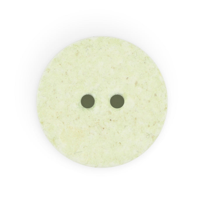 Recycled Cotton Koala Button, 18mm, Light Green, 3 pc