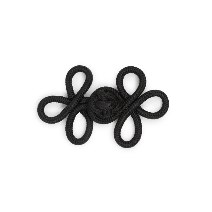 4" Frog Closure Set, Black