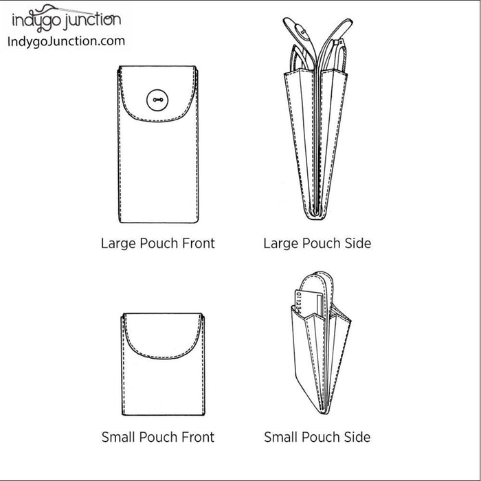 Double Pocket Pouch Pattern, Shippable