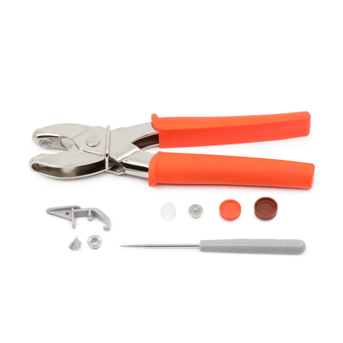 Plastic Snap Pliers for Size 20 Snaps, Orange