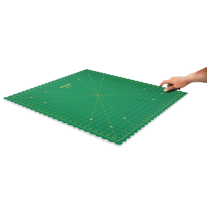 Post Consumer Recycled Large Cutting Mat, 24 x 36, Green