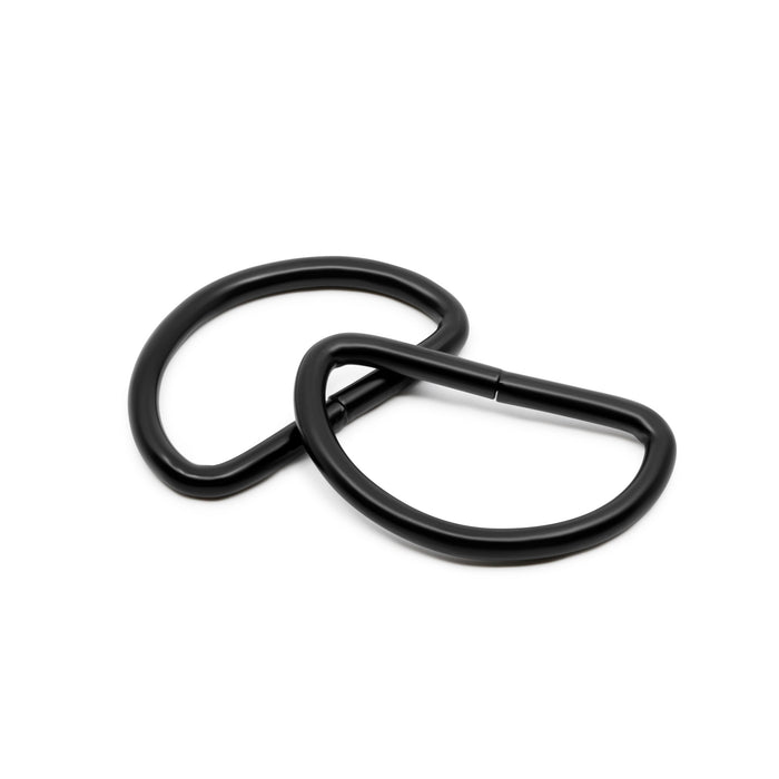 1-1/2" D-Rings, Black, 2 pc