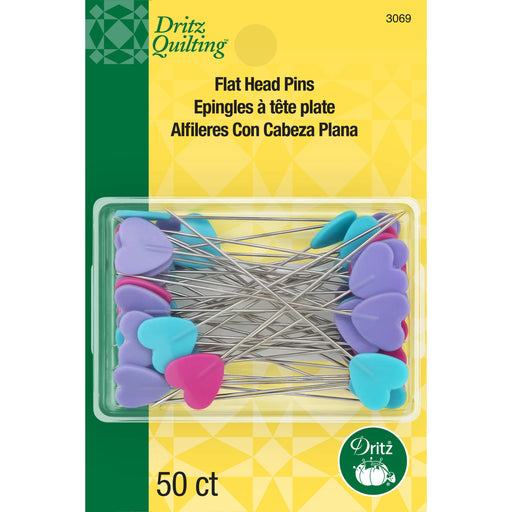 1-3/8-Inch Extra-Fine Glass Head Pins, 250 Count, White, Nickel-Plated —  Prym Consumer USA Inc.