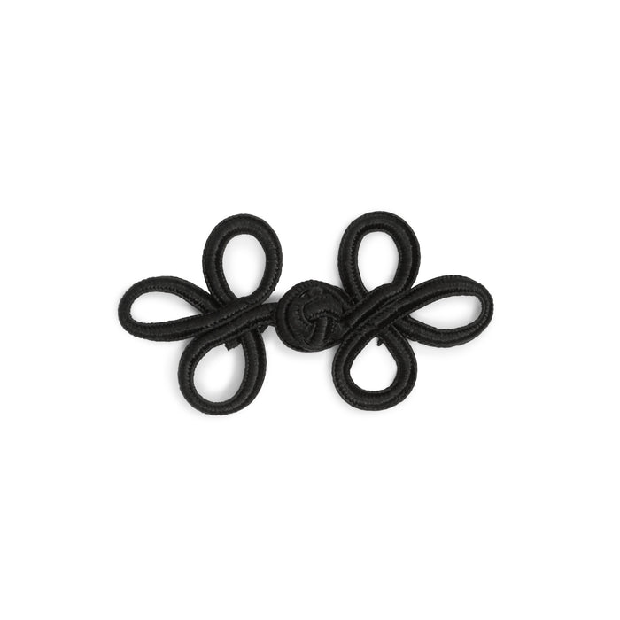 3" Frog Closure Set, Black