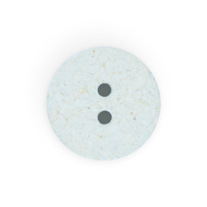 Recycled Cotton Fox Button, 15mm, Light Blue, 3 pc