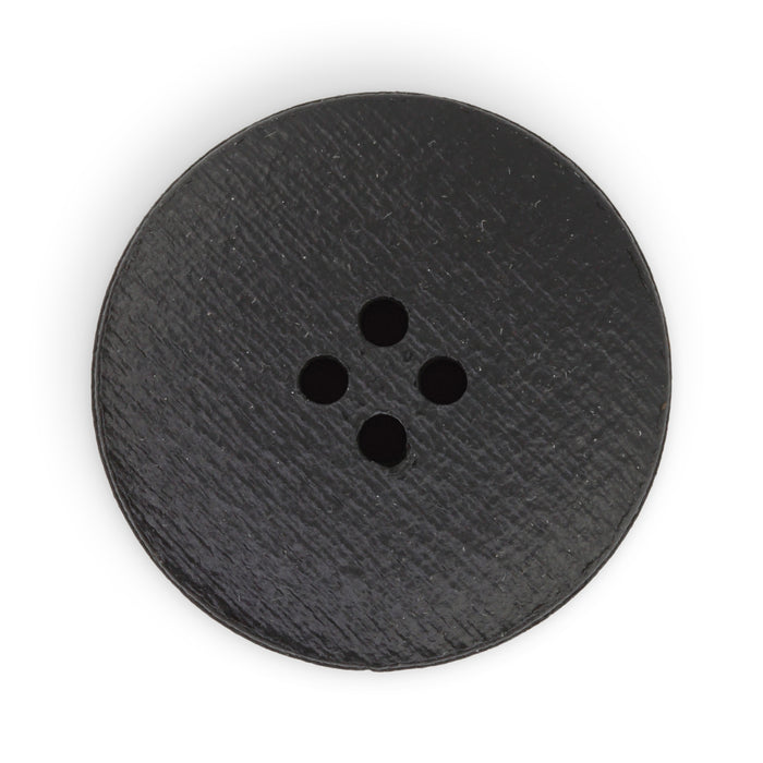 Recycled Leather Round Button, 30mm, Multicolor Print