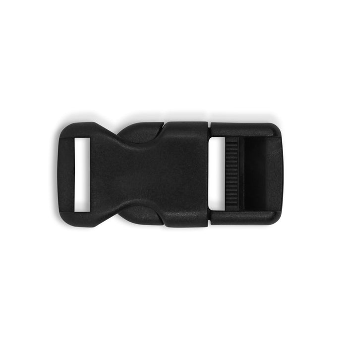 1/2" Parachute Buckle, Black