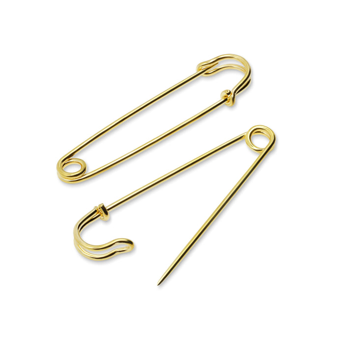 3" Skirt/Kilt Pins, Gilt, 2 pc