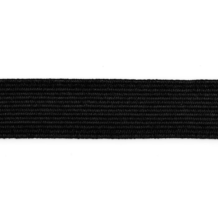 1/2" Black Braided Elastic, 1-1/2 yd