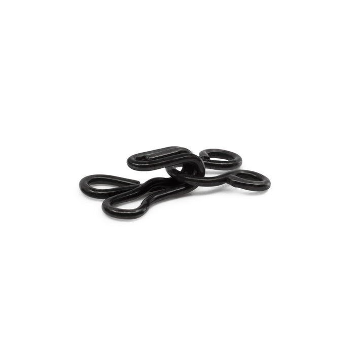 Hooks & Eyes, 14 pc, Black, Size 1