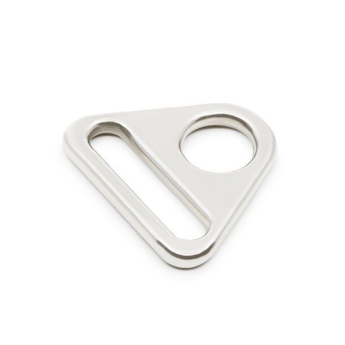 1" Triangle Rings, Nickel, 2 pc