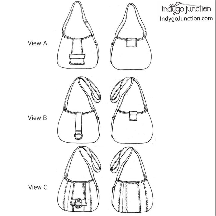 Side Note Satchel Pattern, Shippable