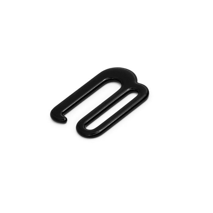 3/4" Swim Suit Bra Hooks, 2 pc, Black