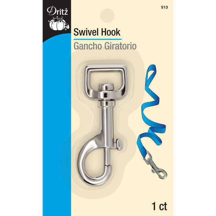 Swivel Hook, Nickel