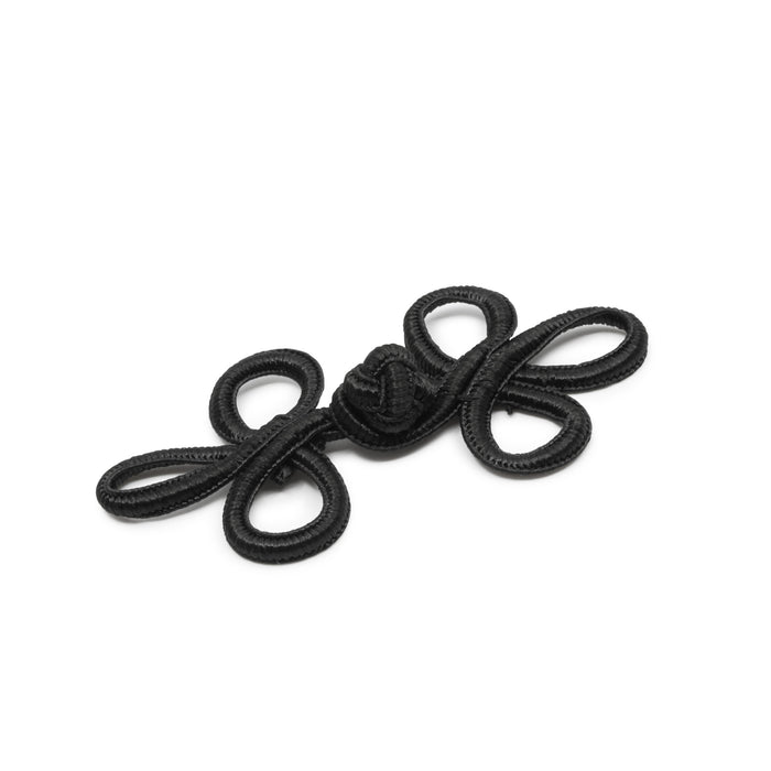 3" Frog Closure Set, Black