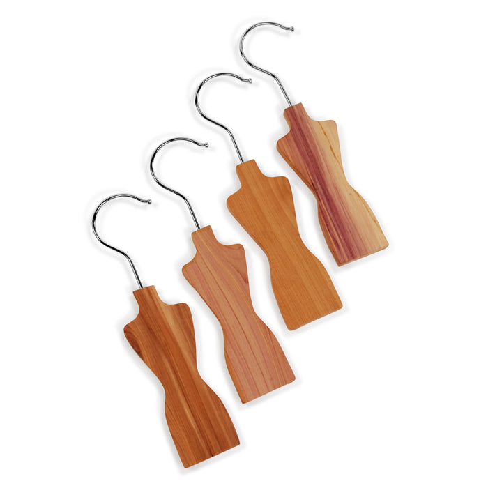 Cedar Dressform Hangers, 4 pc