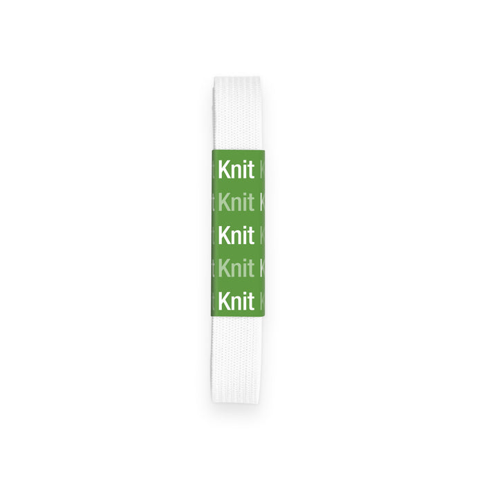 1/2" Knit Elastic, White, 1-1/2 yd