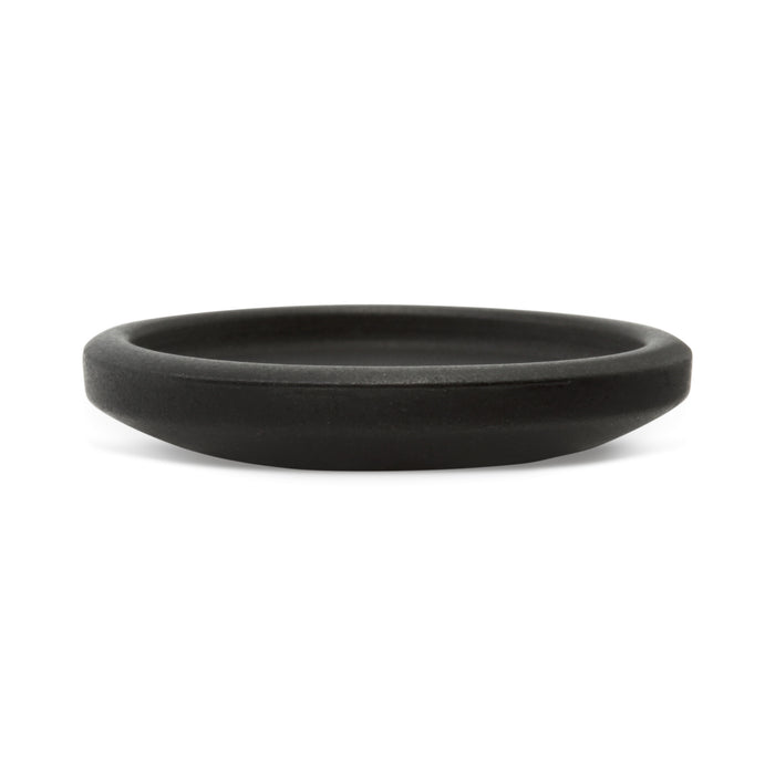 Recycled Paper Round Button, 28mm, Black