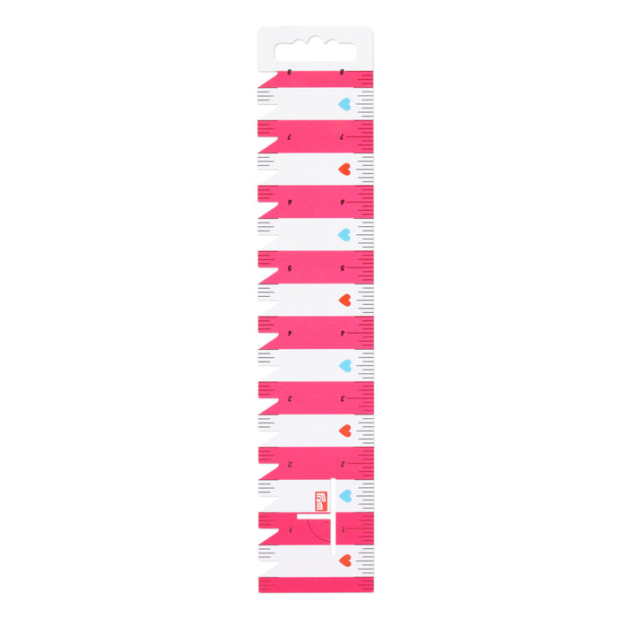 8" Flexible Ruler, Pink