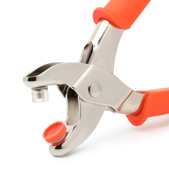 Plastic Snap Pliers for Size 20 Snaps, Orange