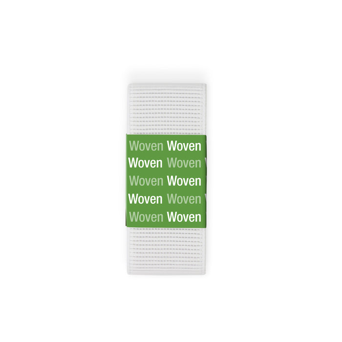 1-1/2" Ribbed Non-Roll Elastic, White, 1 yd