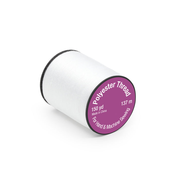 Polyester Thread, White, 150 yd