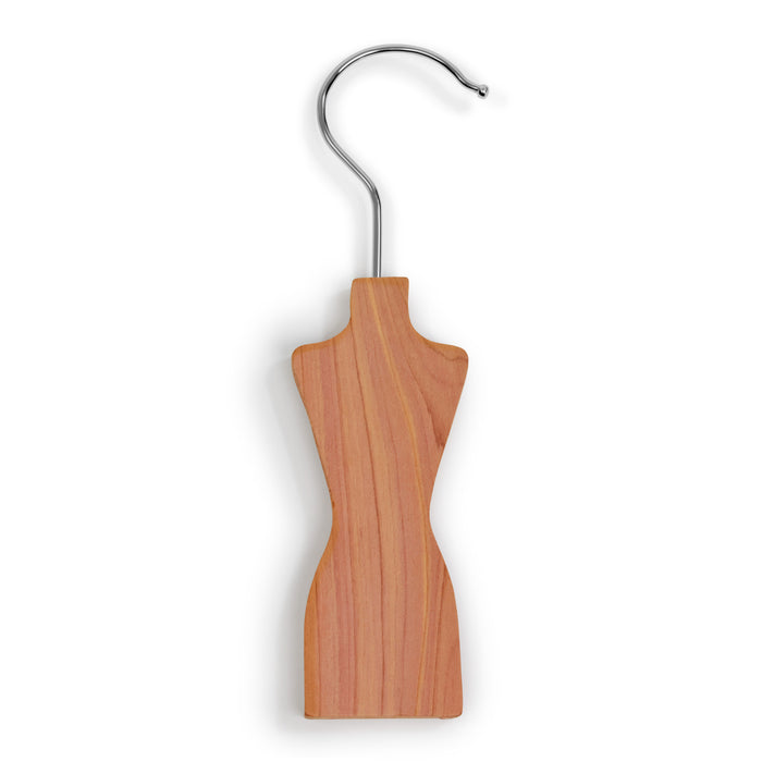 Cedar Dressform Hangers, 4 pc