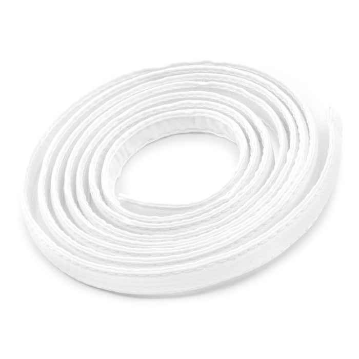 1/4" Featherlite Boning with 1/2" Casing, White, 2 yd