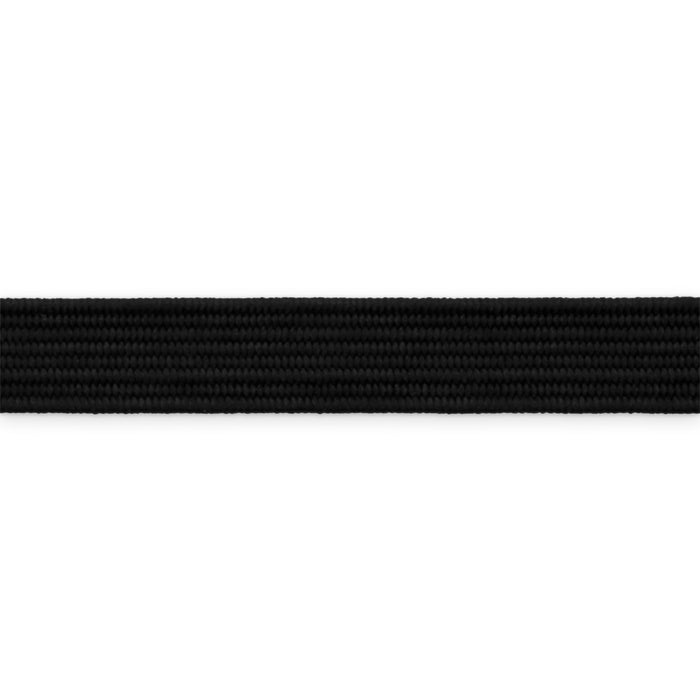 1/4" Black Braided Elastic, 8 yd