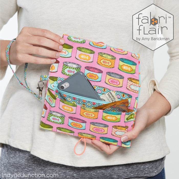 Pocketbook Wristlet Fabriflair Pattern, Shippable