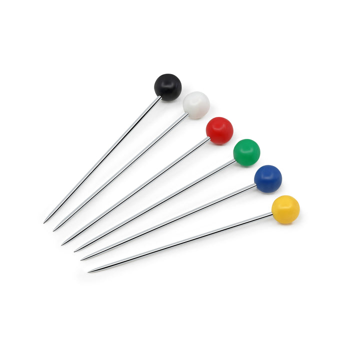 1-1/4" Color Ball Pins, Assorted, 100 pc