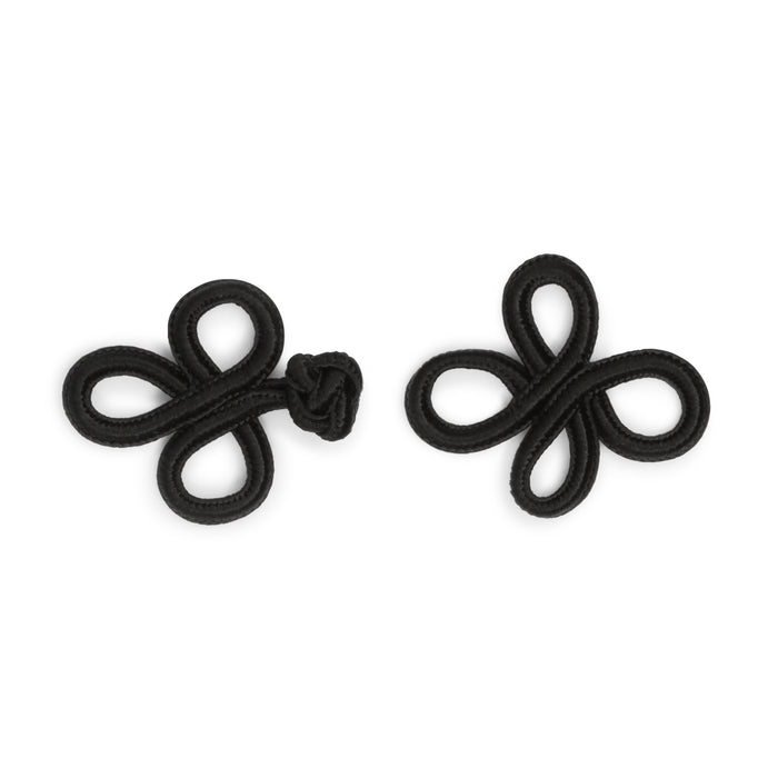 2" Frog Closure Set, Black