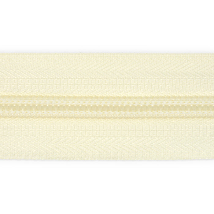 Upholstery Zipper, Cream, 1-1/4 yd