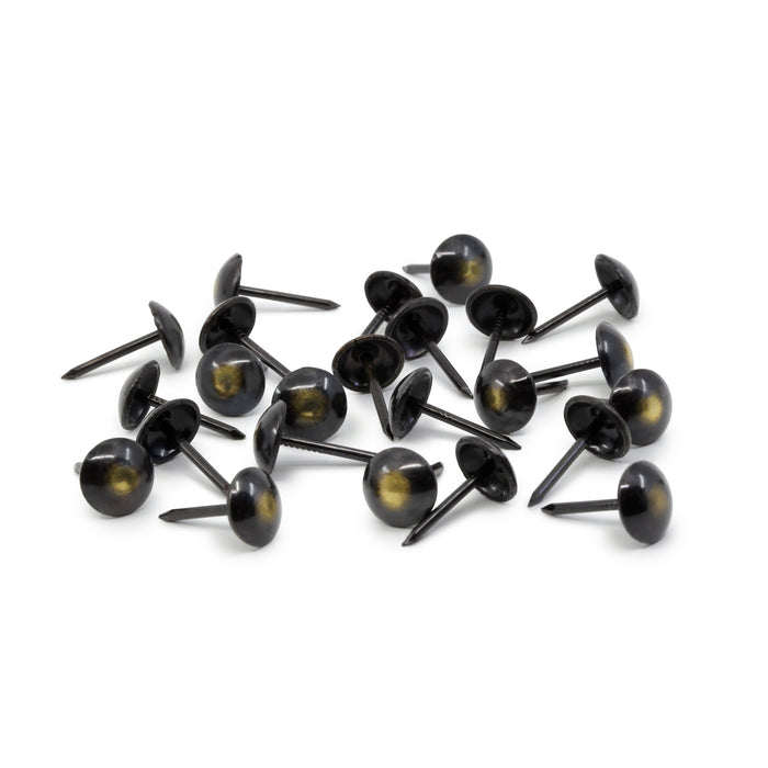 3/8" Decorative Nails, Black & Gold, 24 pc